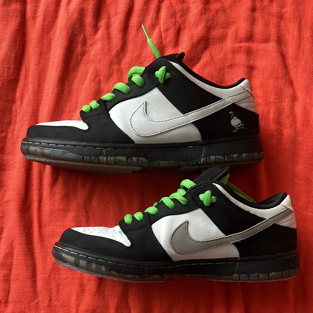 STAPLE × Nike SB Dunk Low "Pigeon Black/White"