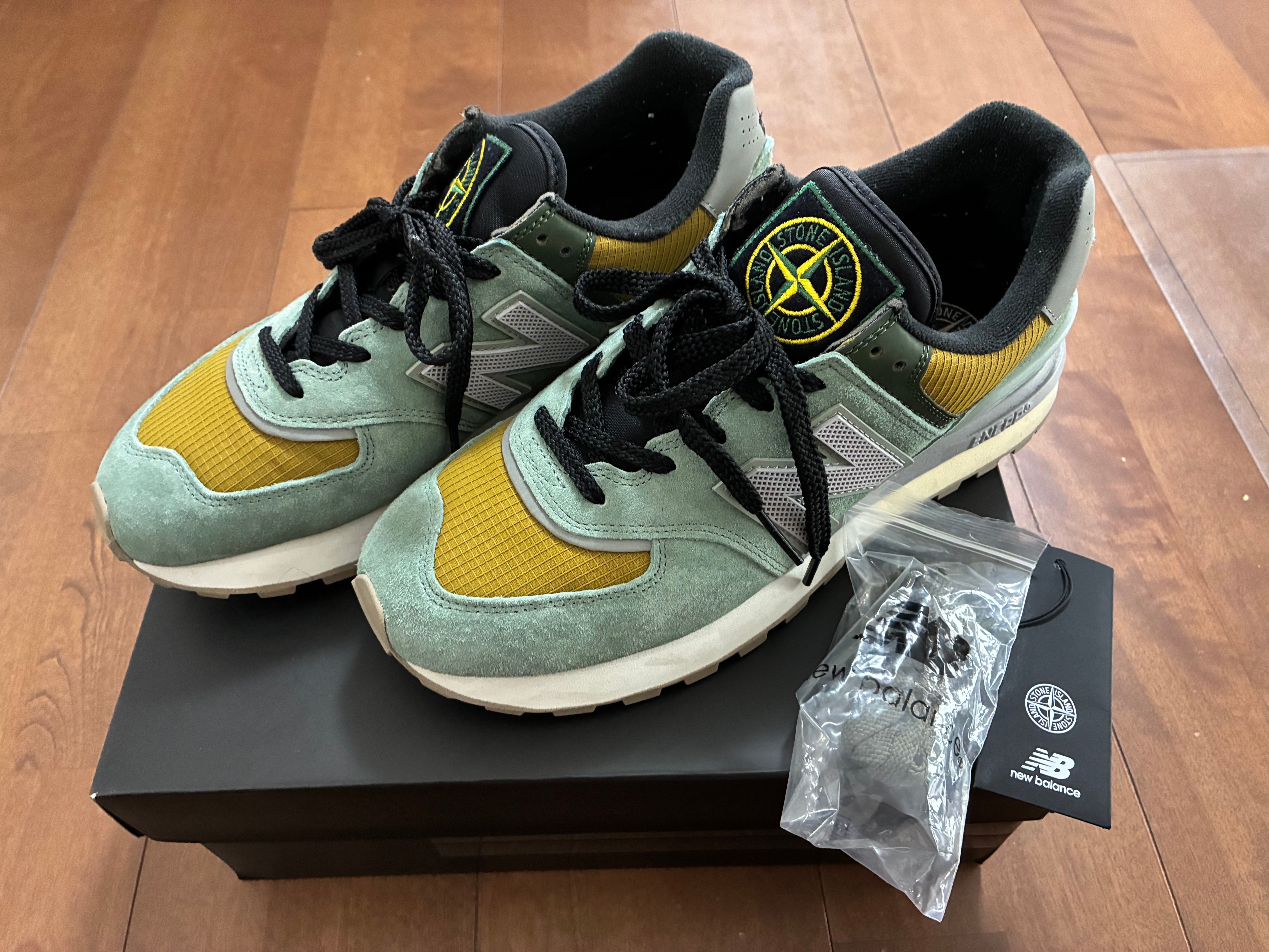 Stone Island × New Balance 574 Legacy "Green Clay"
