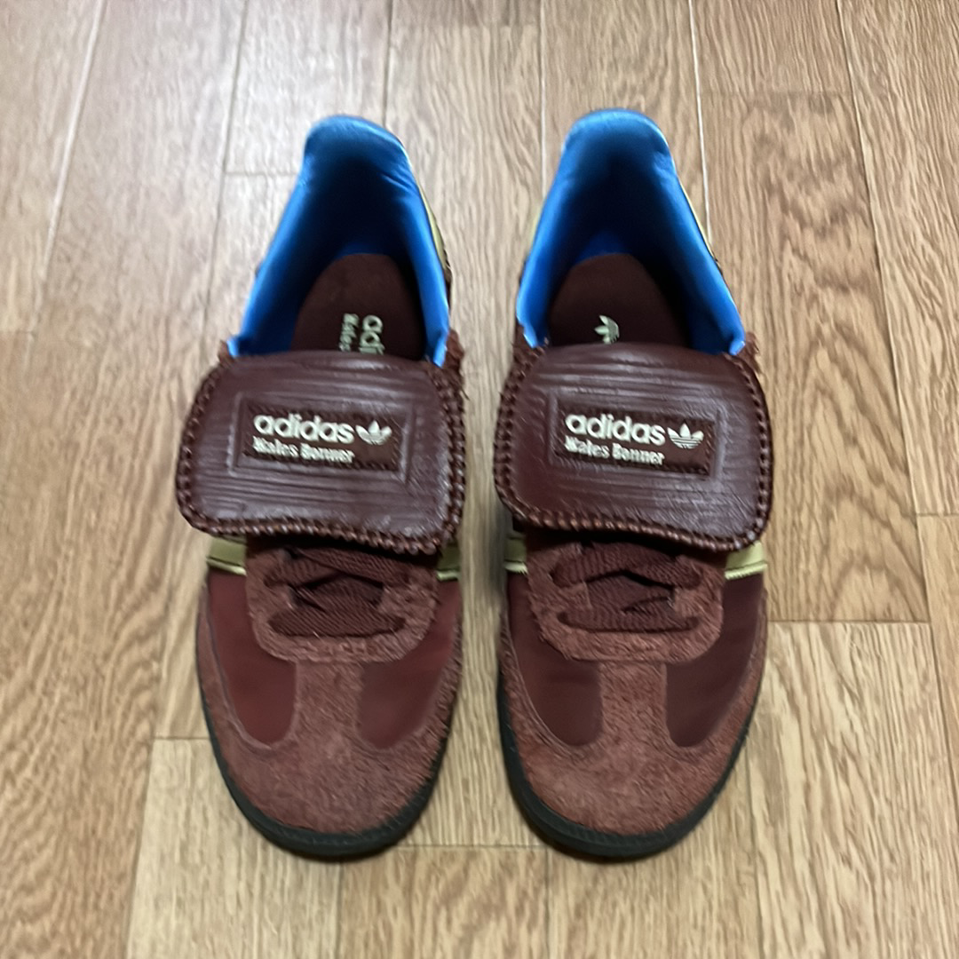 Wales Bonner × adidas Samba Nylon Low "Fox Brown/Sandy Beige/Lucky Blue"
