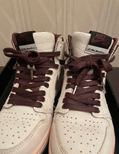 A Ma Maniere × Nike Air Jordan 1 Retro High OG "Sail and Burgundy"
