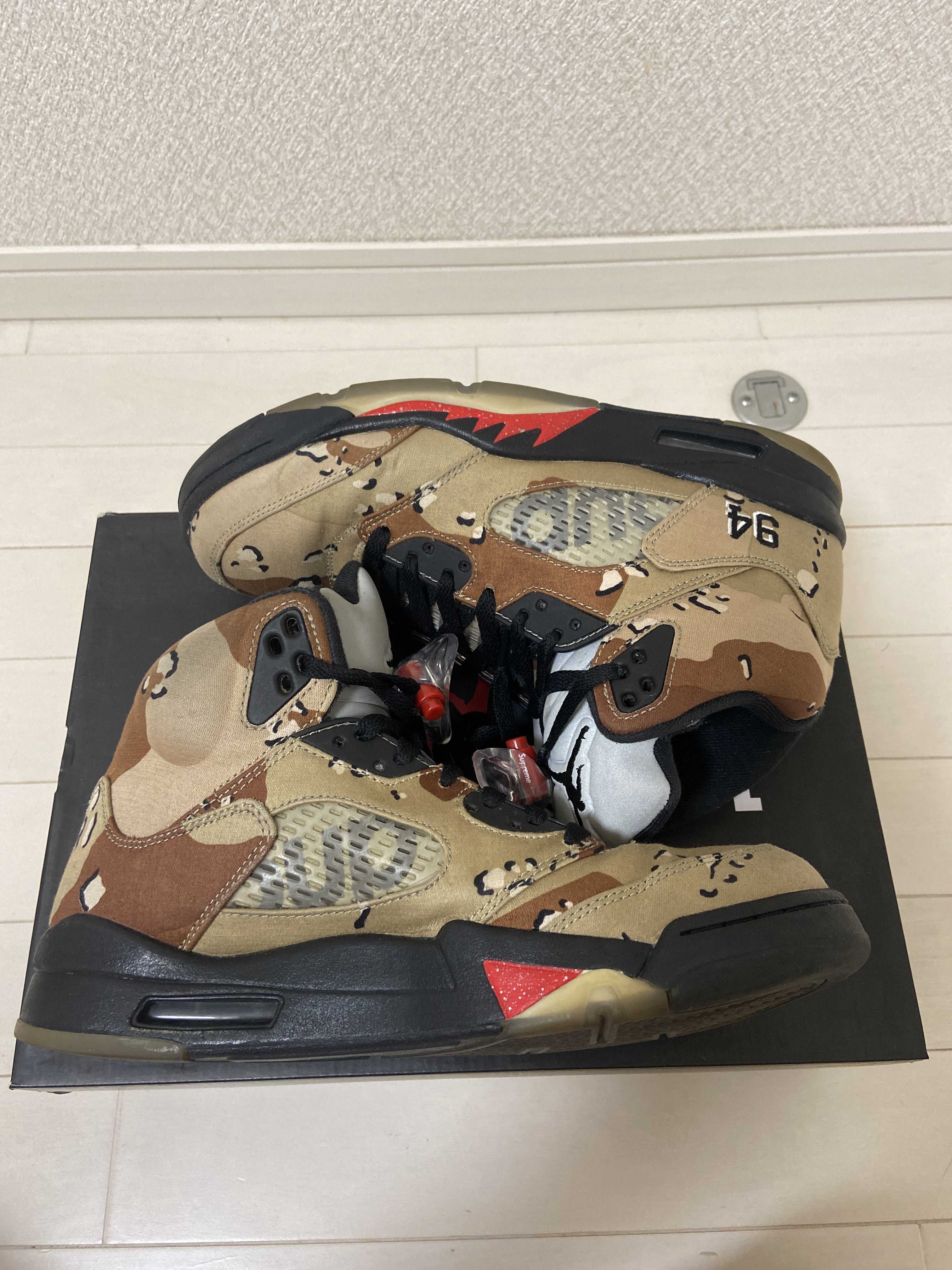 Supreme × Nike Air Jordan 5 Retro "Desert Camo"