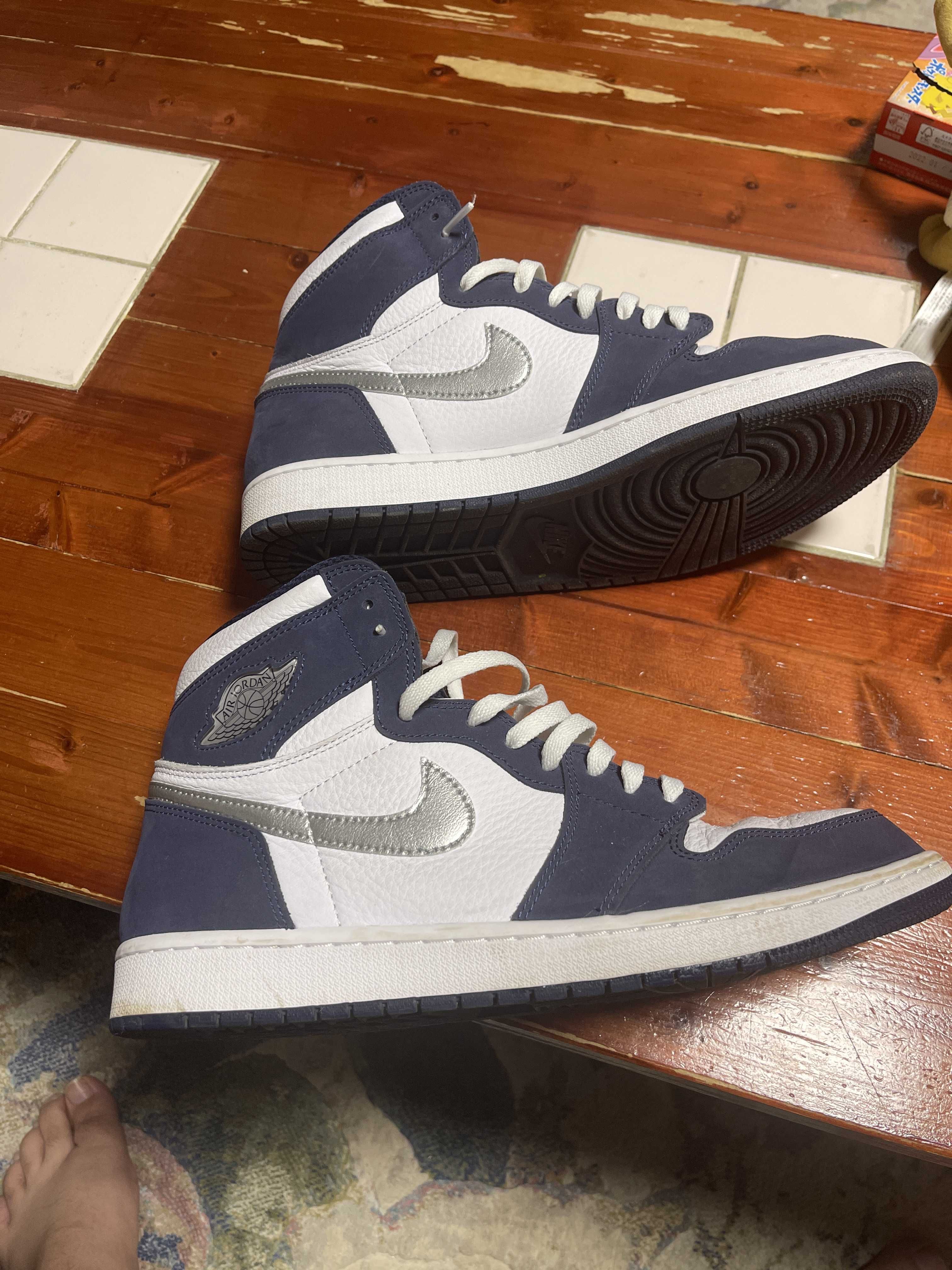 Nike Air Jordan 1 High OG CO.JP "White/Midnight Navy" (2020)(ブリーフケースなし)