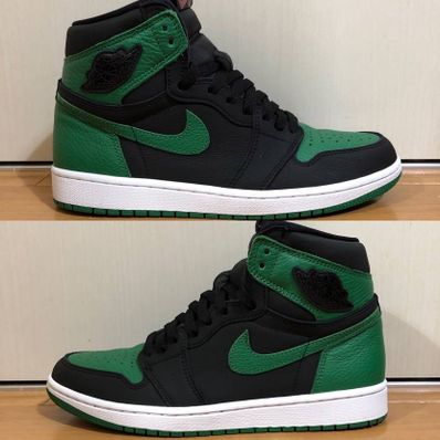 Nike Air Jordan 1 Retro High OG "Black/Pine Green" (2020)