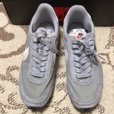 fragment design × sacai × Nike LD Waffle "Light Smoke Grey"