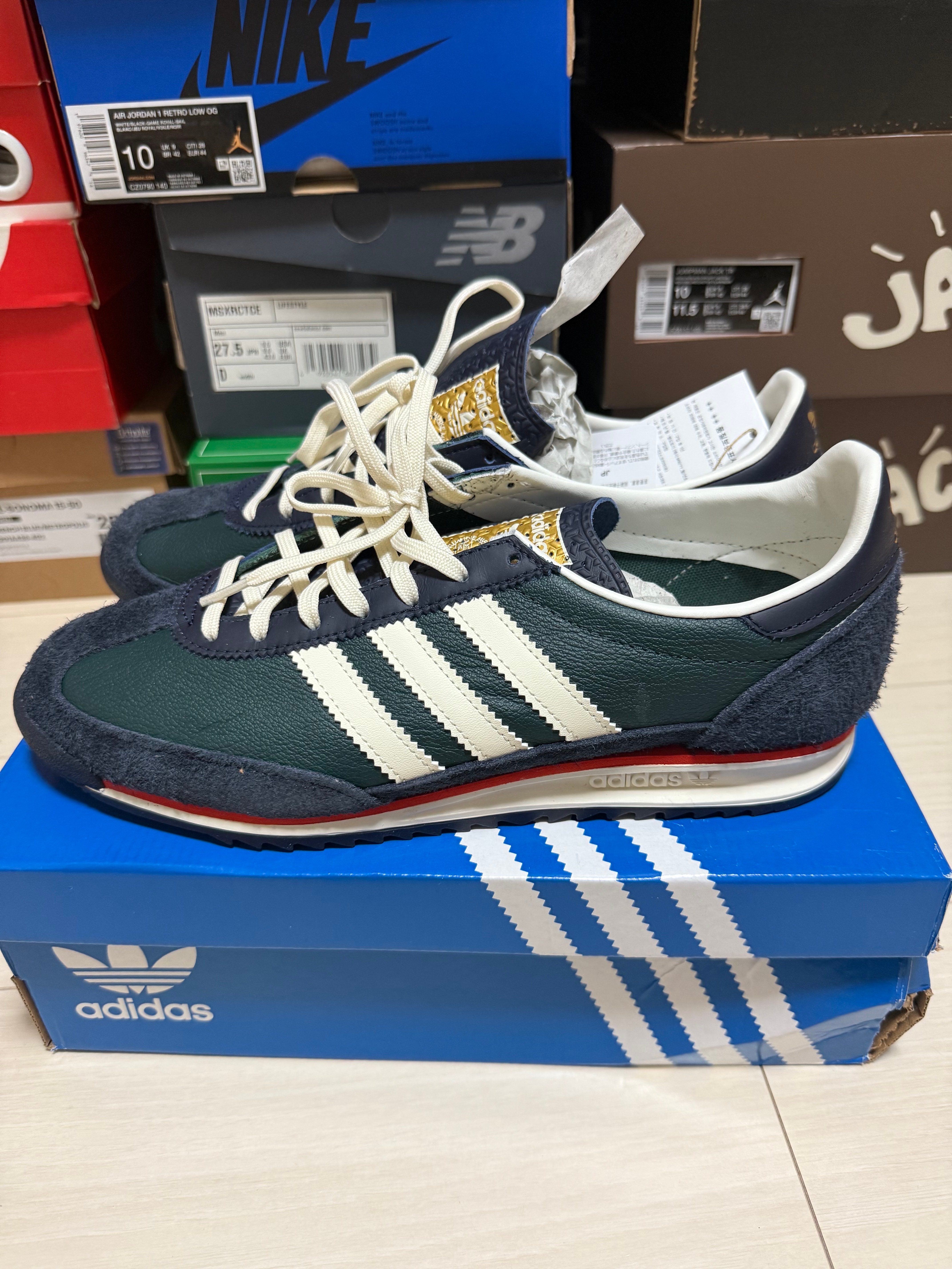 アディダスオリジナルス ウィメンズ SL72 OG "ミネラルグリーン/オフホワイト/レジェンドインク"