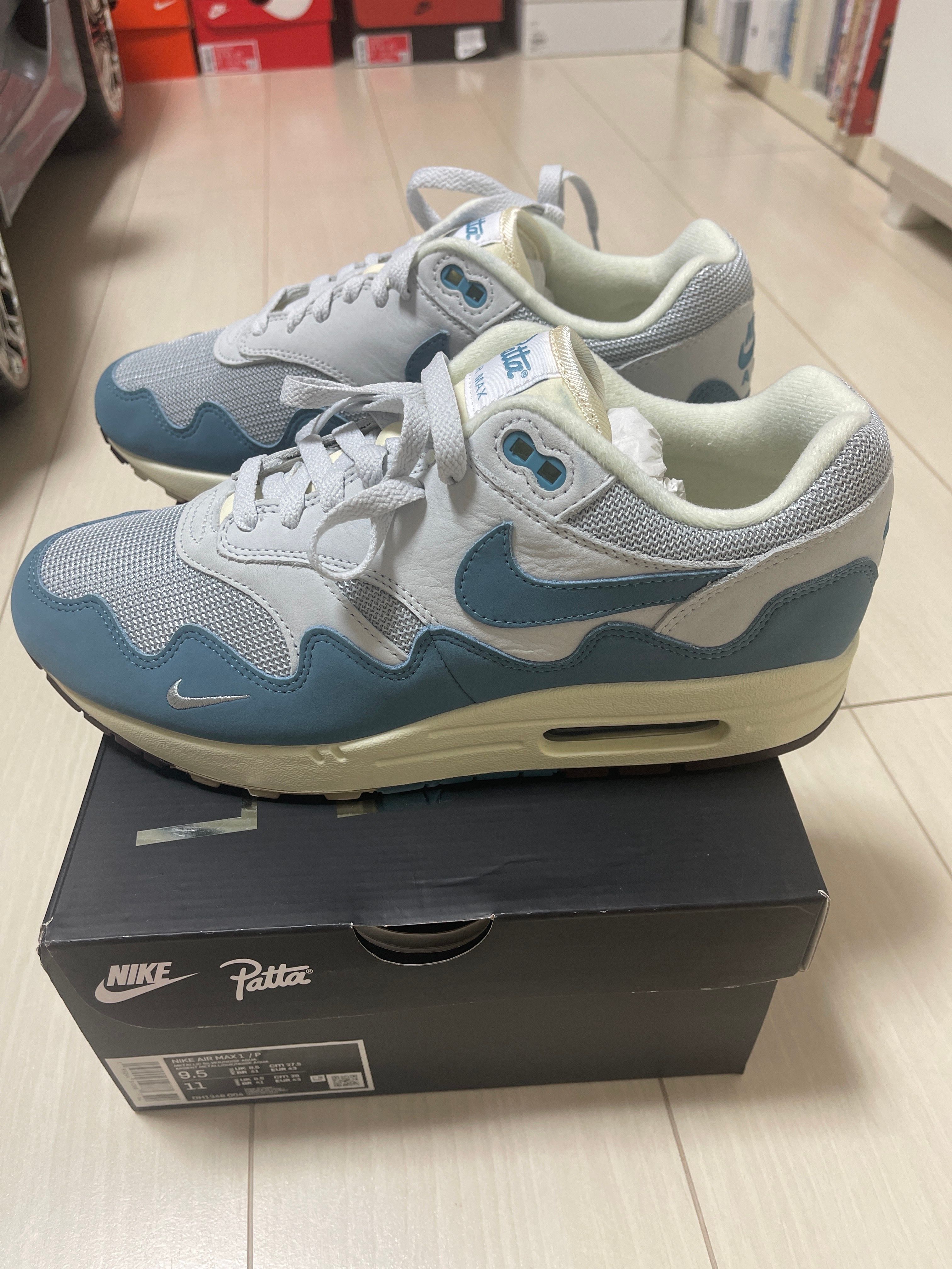 Patta × Nike Air Max 1 "Noise Aqua"