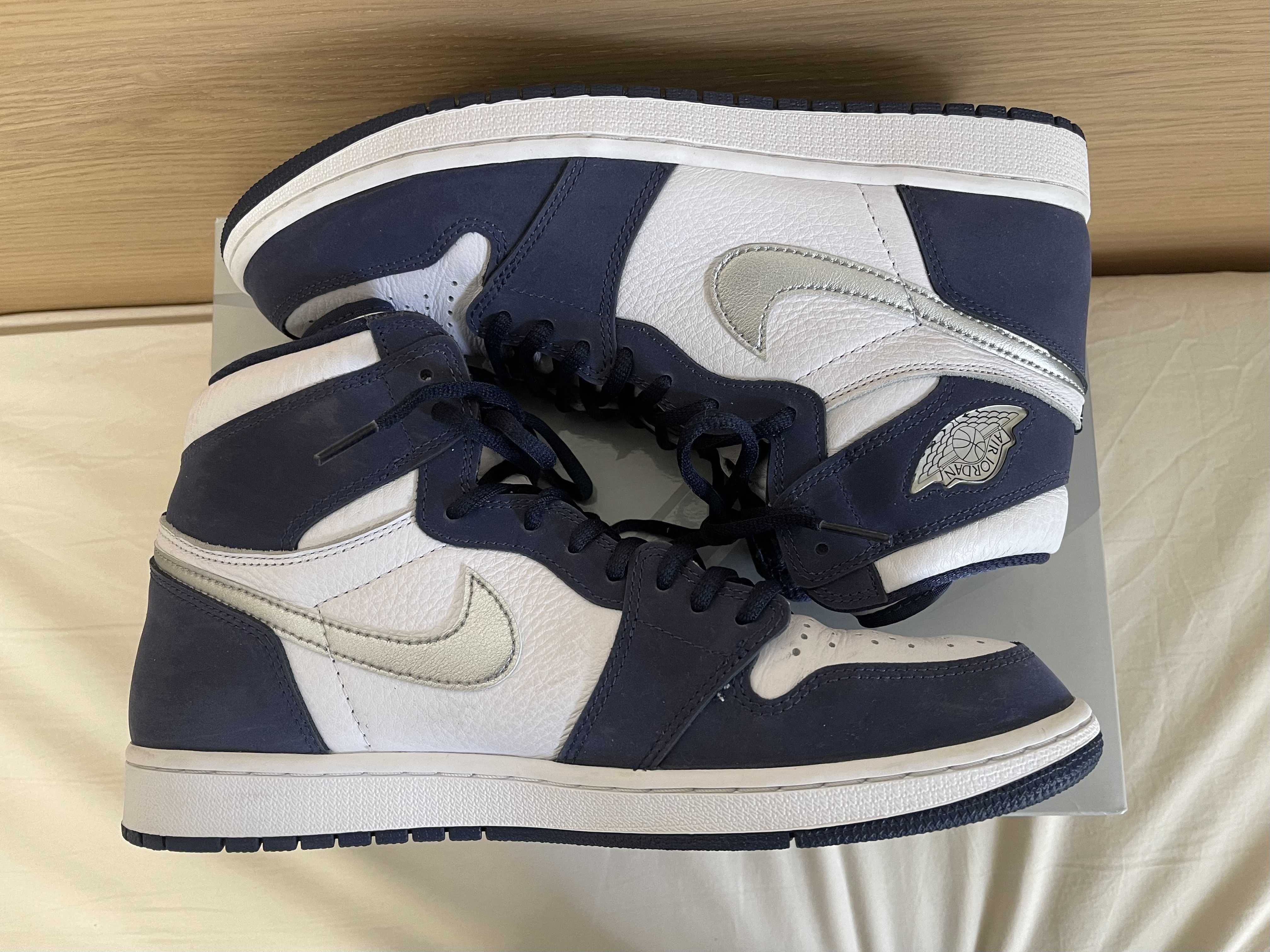Nike Air Jordan 1 High OG CO.JP "White/Midnight Navy" (2020)(ブリーフケースなし)