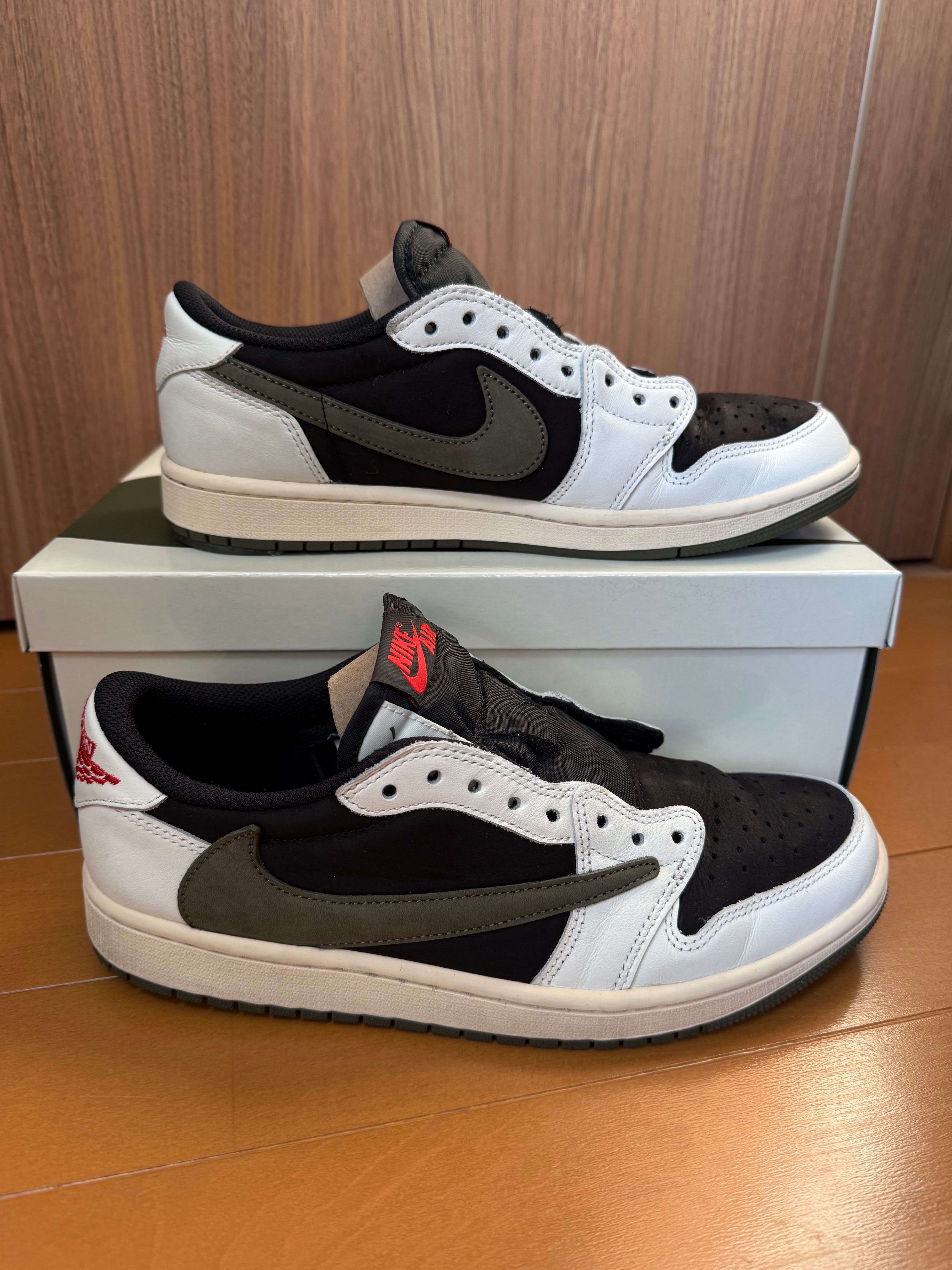 Travis Scott × Nike Women's Air Jordan 1 Low OG "Medium Olive"