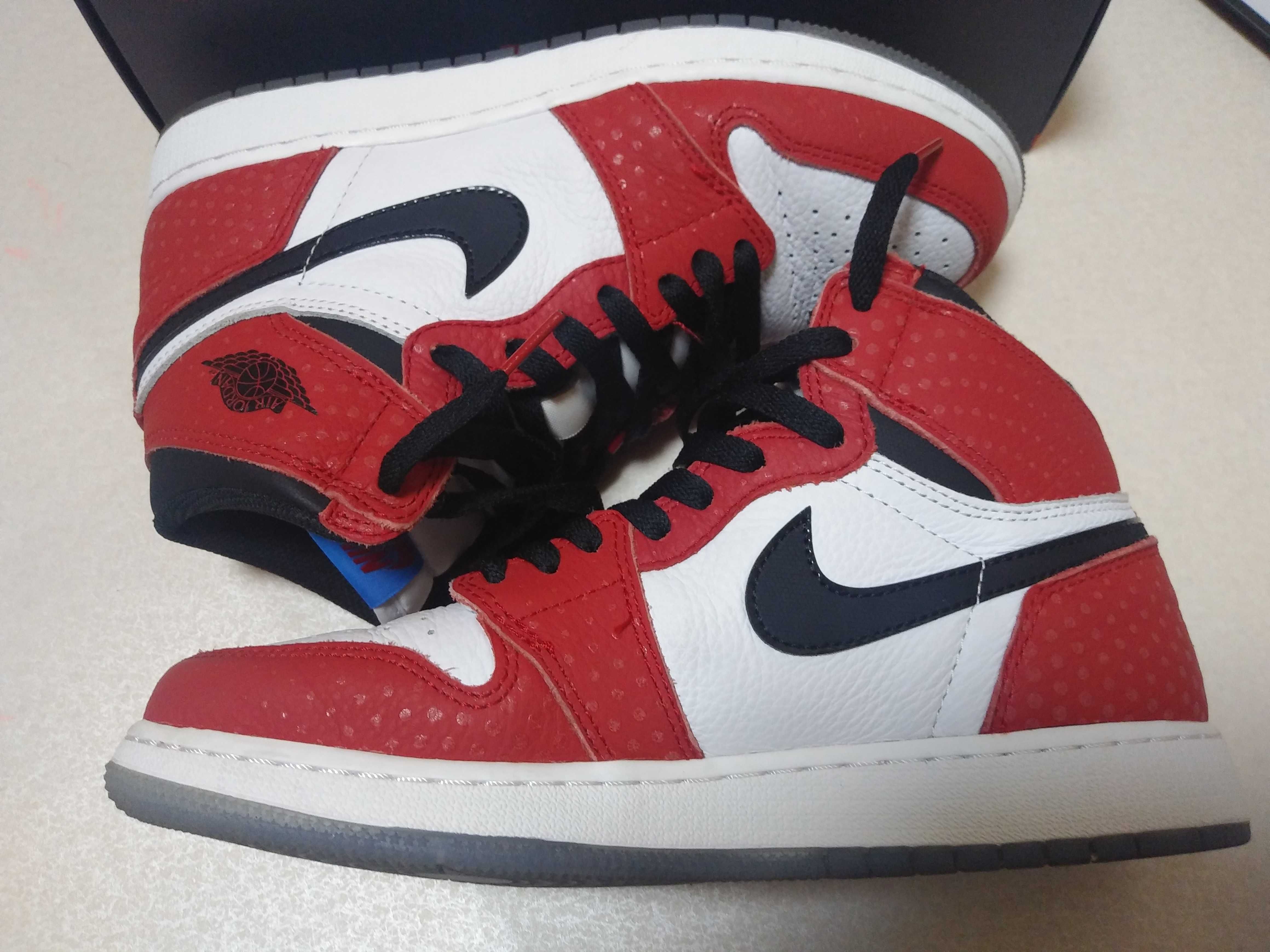 Nike GS Air Jordan 1 Retro High "Spider-Man Origin Story"