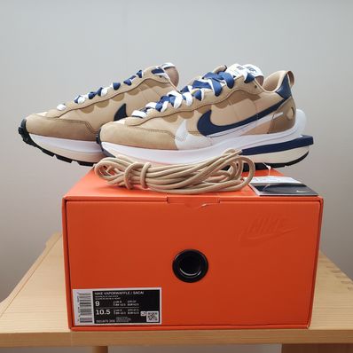 Sacai × Nike Vapor Waffle "Sesame And Blue Void"