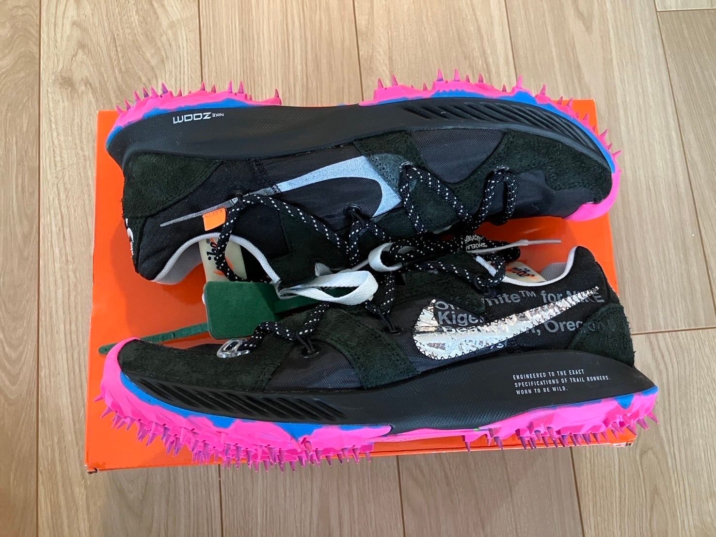 Off-White × Nike Women's Zoom Terra Kiger 5 "Black"