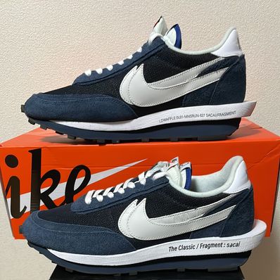 Fragment × sacai × Nike LD Waffle "Blackended Blue"
