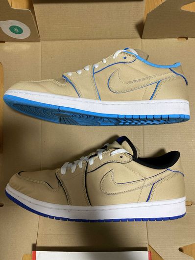 Nike SB Air Jordan 1 Low "Desert Ore/Royal Blue"