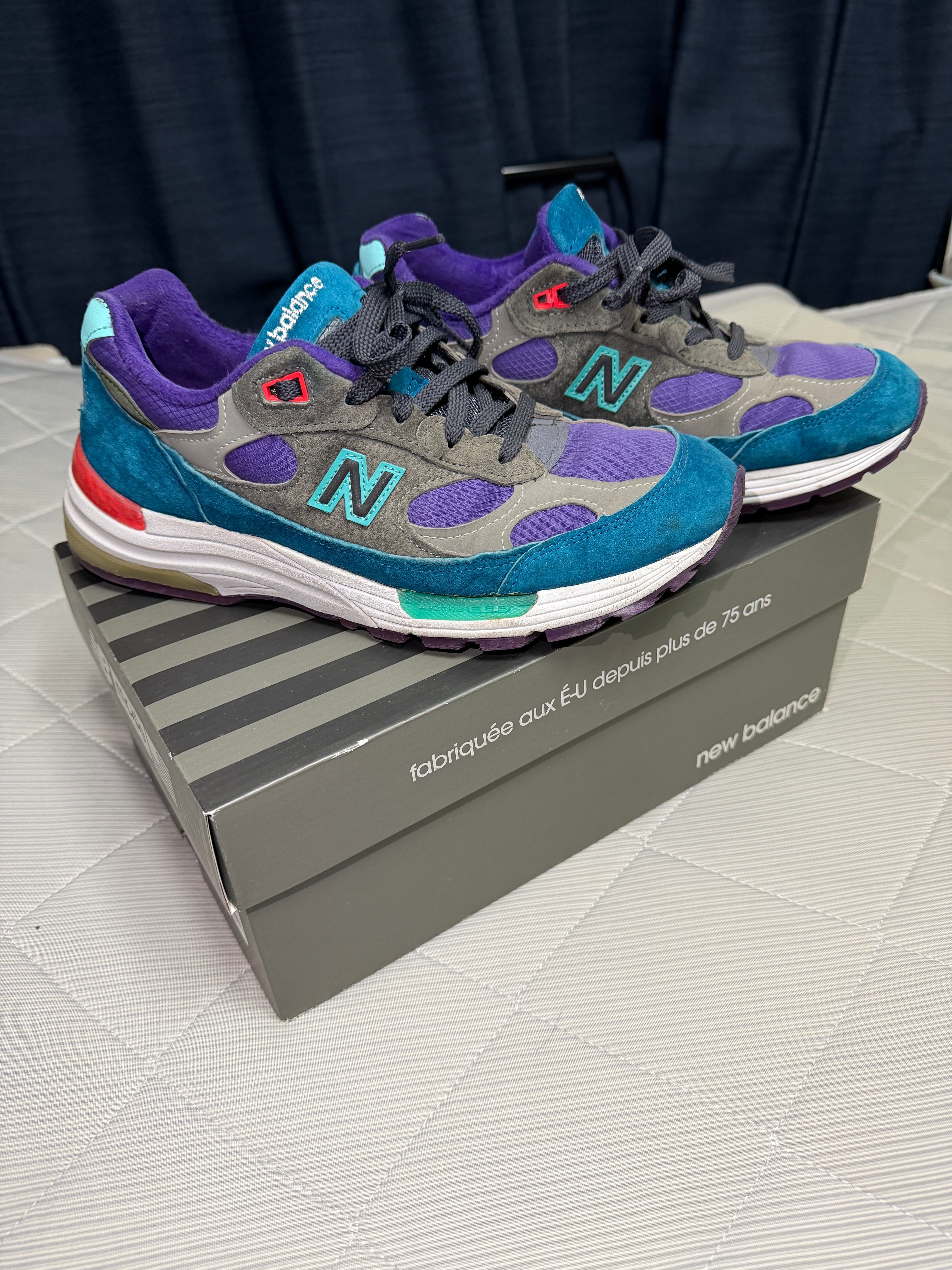 New Balance 992 "Turquoise/Purple/White"