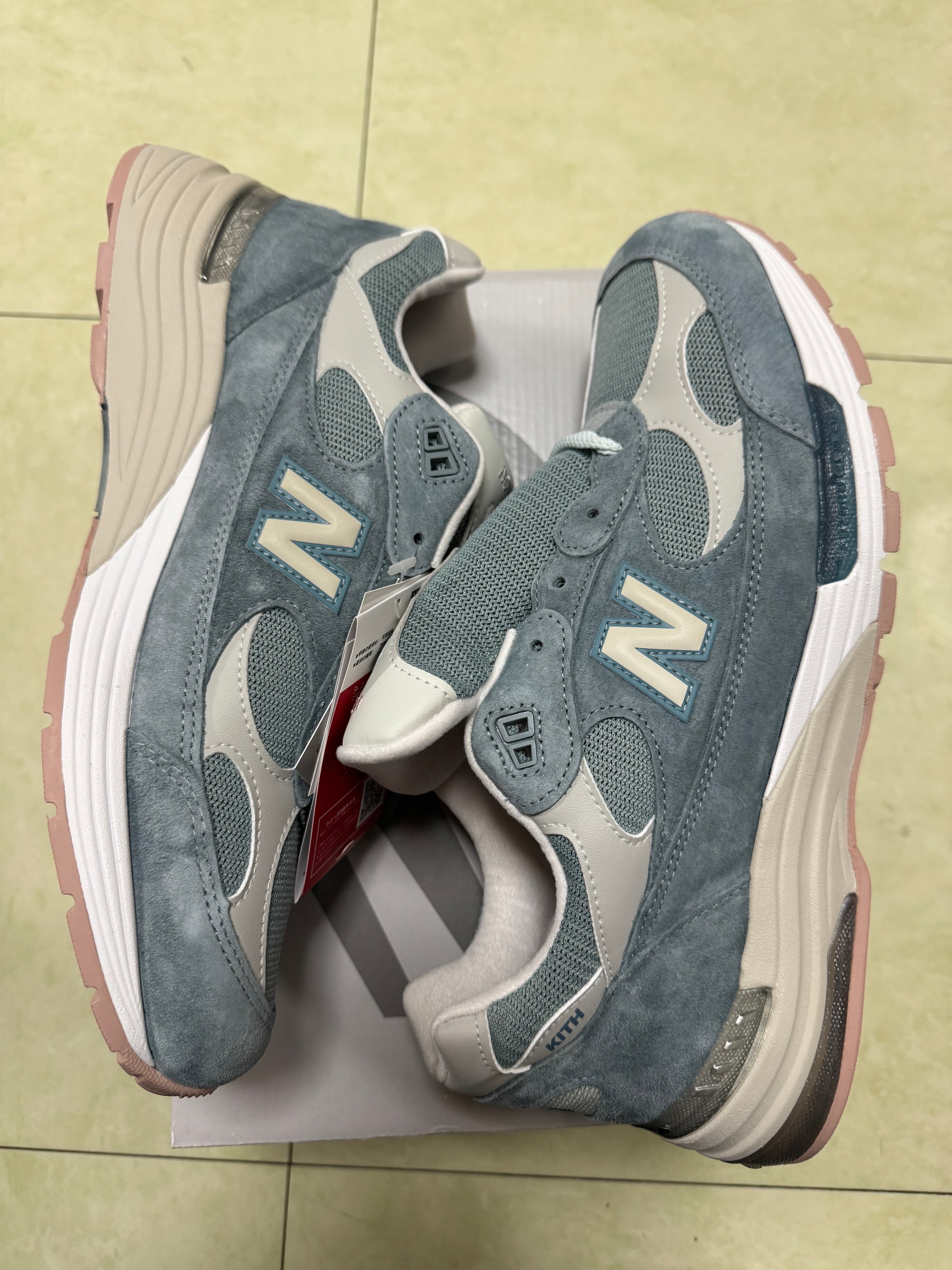 KITH × New Balance 992 "Aegean Blue/Shadow Gray"