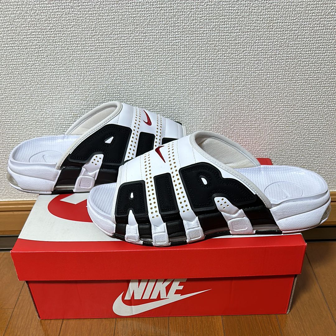 Nike Air More Uptempo Slide "White and Black"