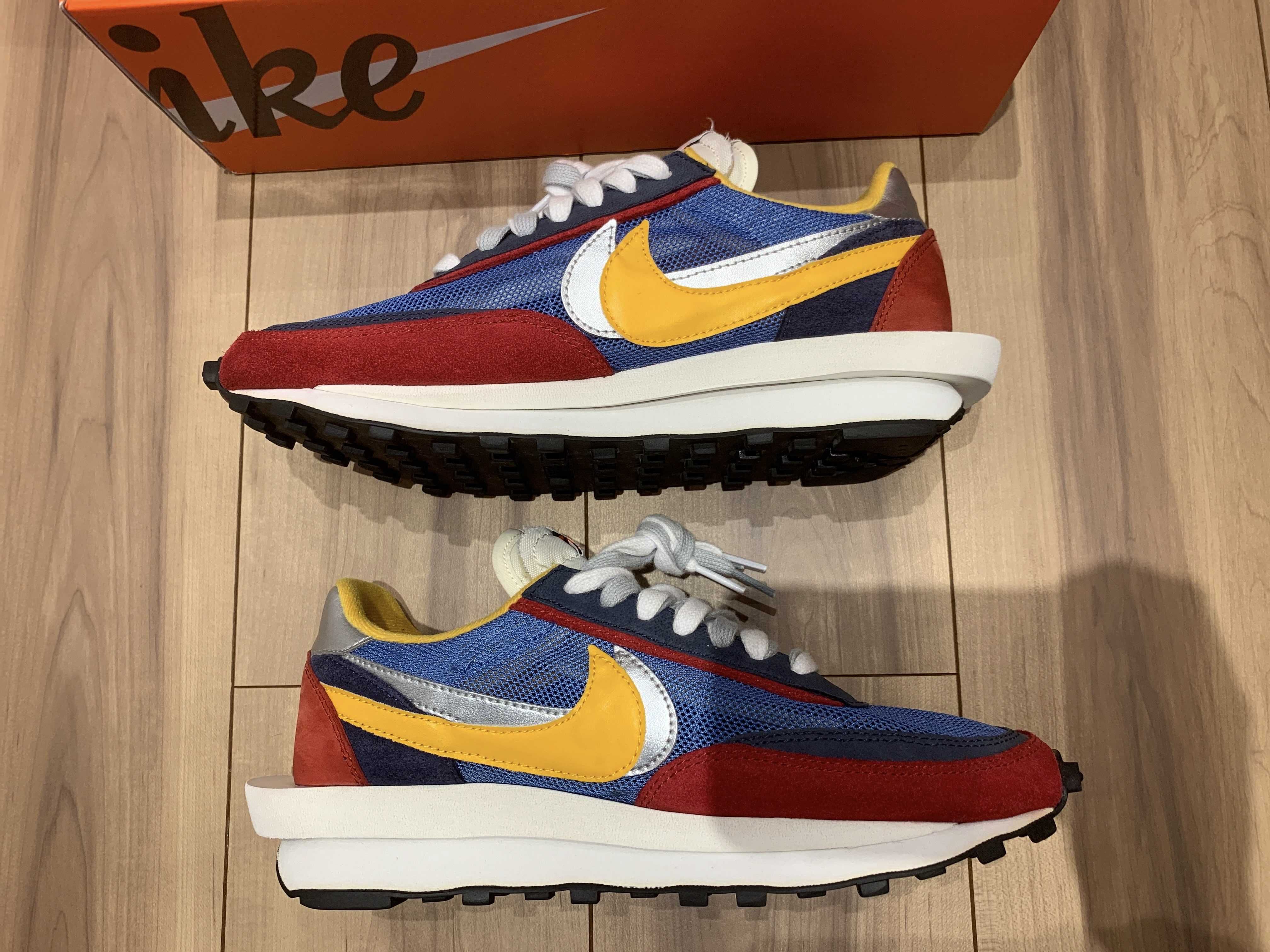 sacai × Nike LDV Waffle "Red/Blue"