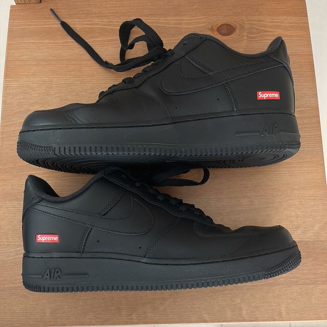 Supreme × Nike Air Force 1 Low "Black"