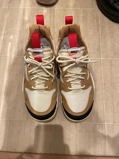 Tom Sachs × Nike Craft Mars Yard 3.0 "Natural/Sport Red"