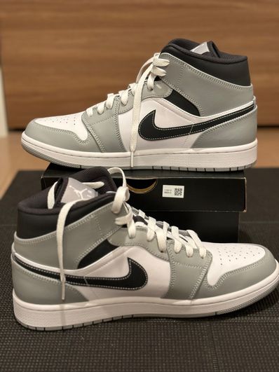 Nike Air Jordan 1 Mid "Grey White/Anthracite"