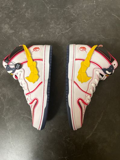 Gundam Unicorn × Nike SB Dunk High PRO QS "UNICORN"