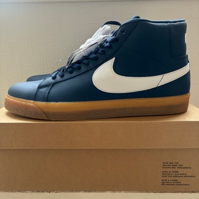 Nike SB Zoom Blazer Mid ISO Orange Label "Navy Gum"