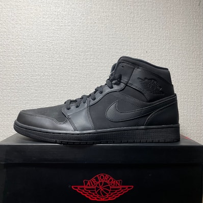 Nike Air Jordan 1 Mid "Triple Black" (2014)