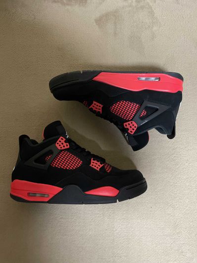 上品な Air クリムゾン Nike エアジョーダン4 Nike Jordan Thunder Crimson Red 4 スニーカー Altacasard Com 上品な Air クリムゾン Nike エアジョーダン4 Nike Jordan Thunder Crimson Red 4 スニーカー Altacasard Com