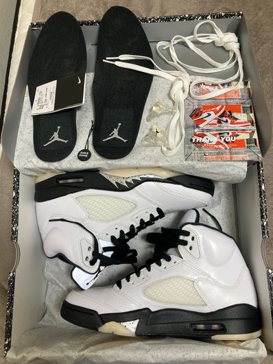 Nike Air Jordan 5 Retro "White and Black"
