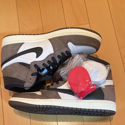 Travis Scott × Nike Air Jordan 1 Retro High OG TS SP "Sail/Dark Mocha"