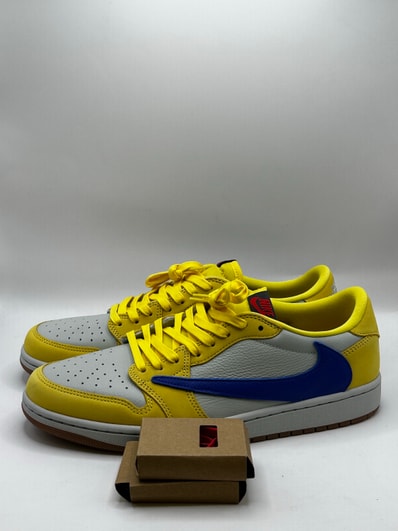 Travis Scott × Nike Women's Air Jordan 1 Retro Low OG "Canary"