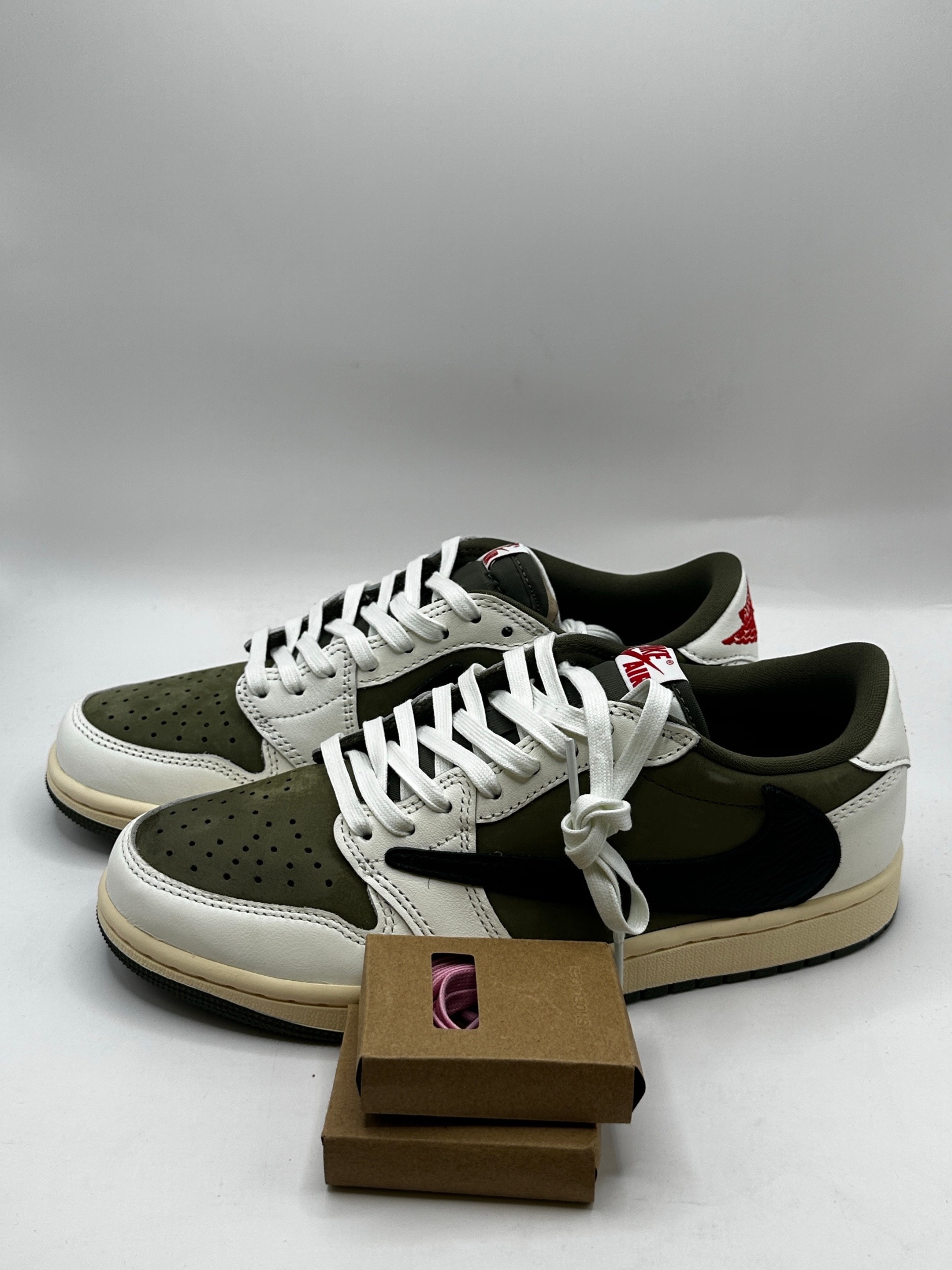 Travis Scott × Nike Air Jordan 1 Low OG SP "Reverse Olive"