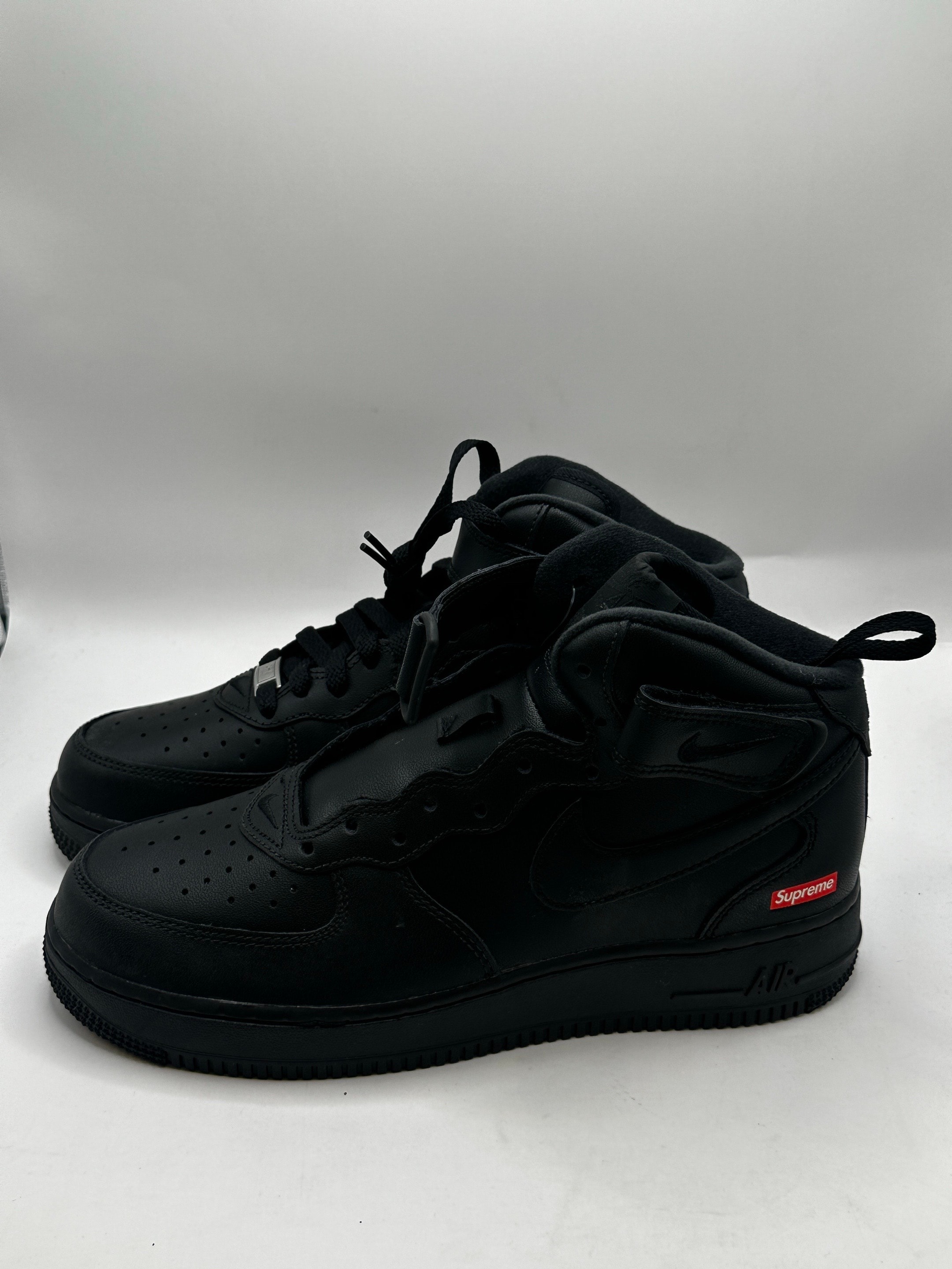 Supreme × Nike Air Force 1 Mid "Black" FW24