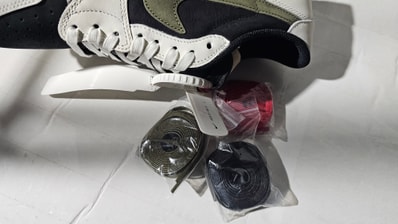 Travis Scott × Nike Women's Air Jordan 1 Low OG "Medium Olive"