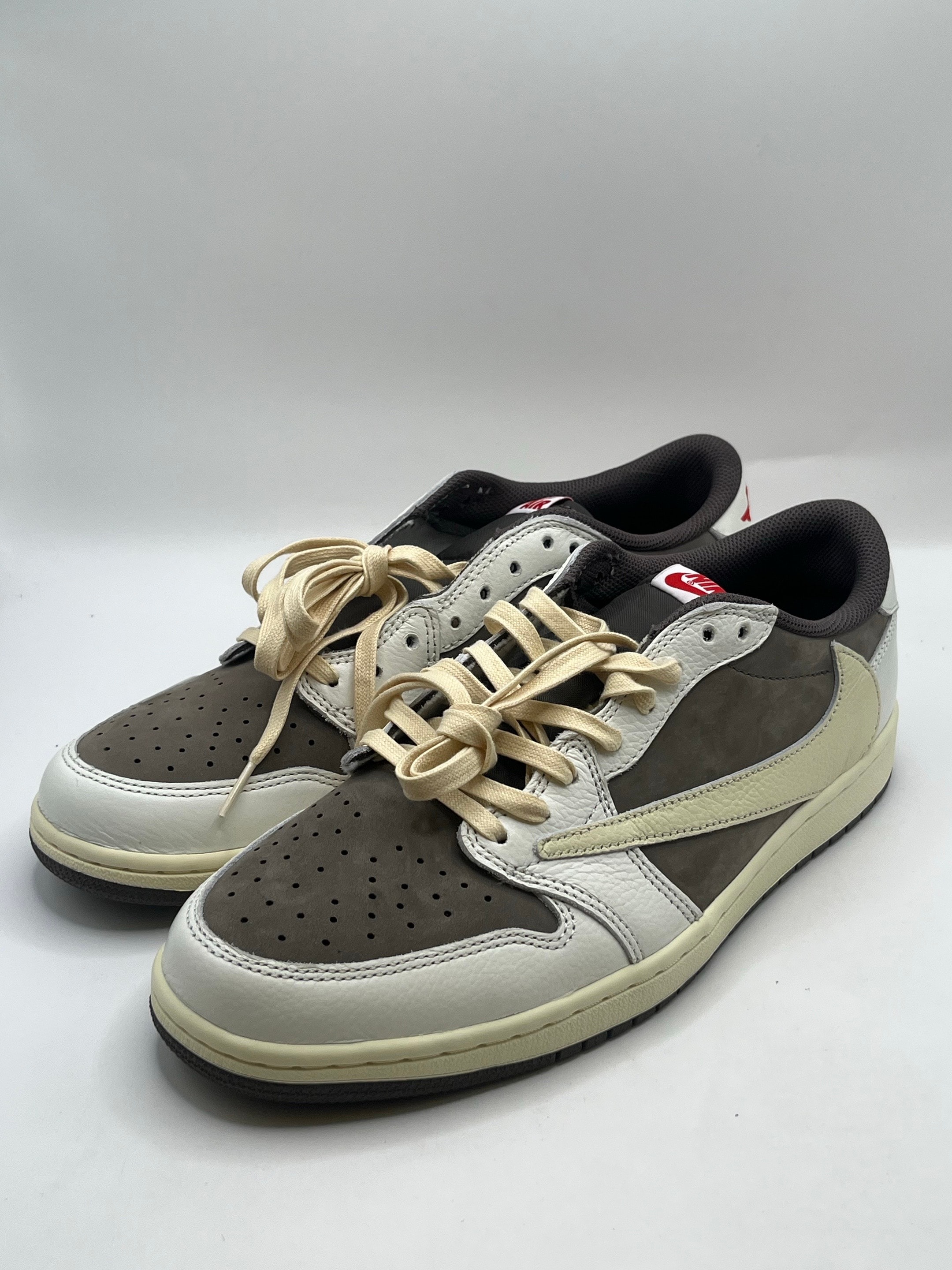 Travis Scott × Nike Air Jordan 1 Low OG SP "Reverse Mocha/Sail and Ridgerock"