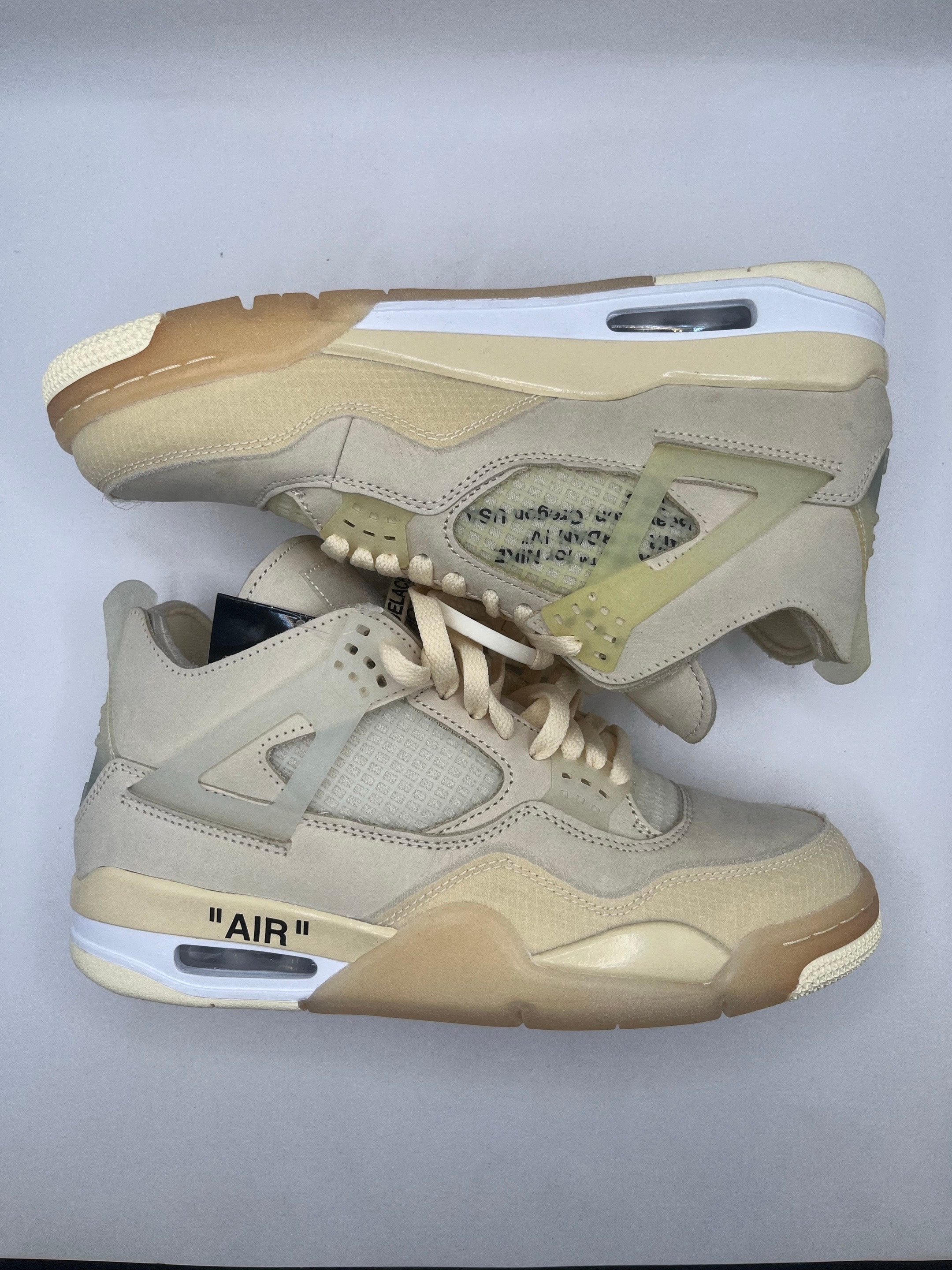Off-White × Nike Women's Air Jordan 4 SP "Sail"