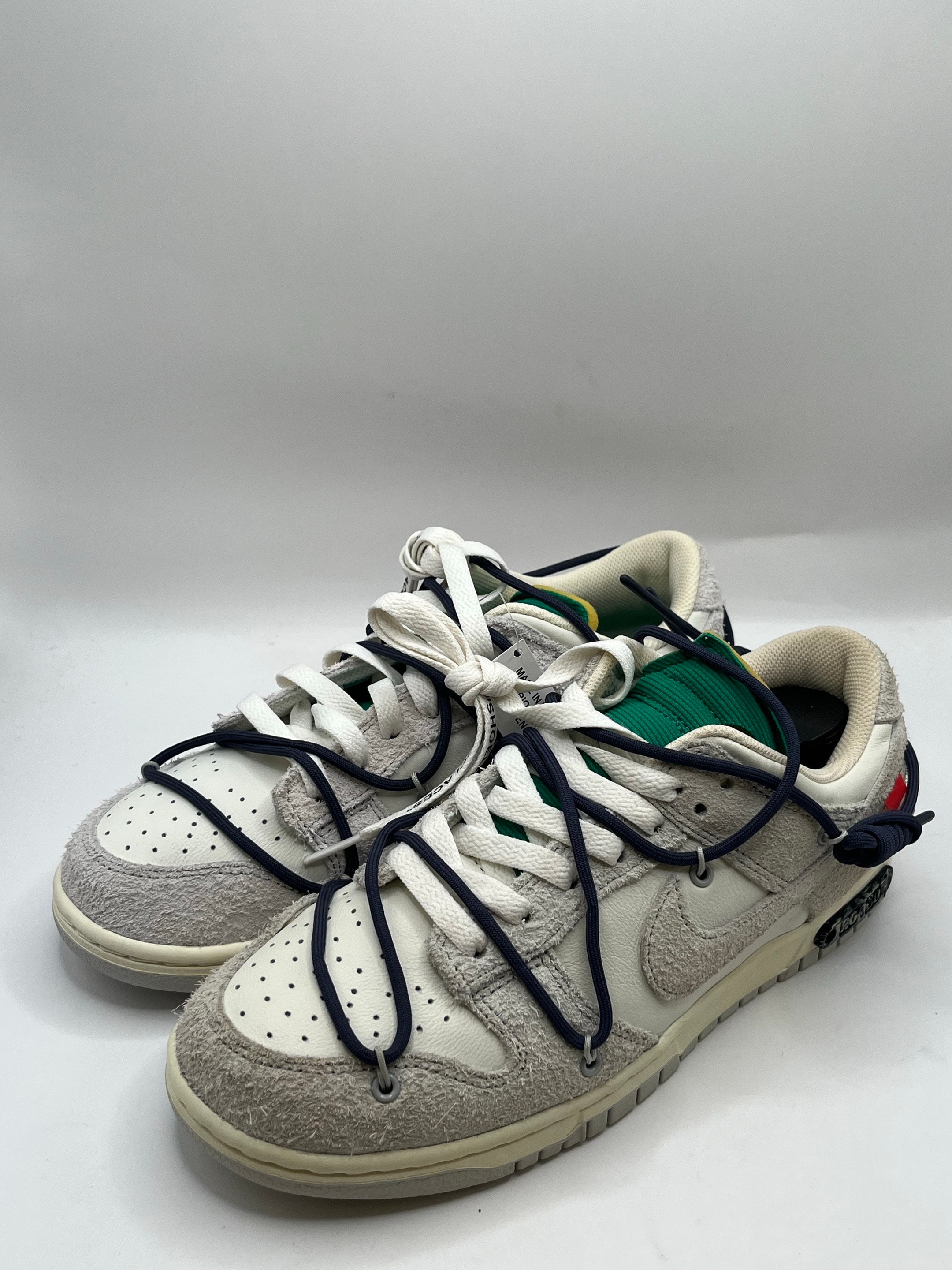 Off-White × Nike Dunk Low "Sail/Neutral Grey/Gridiron"