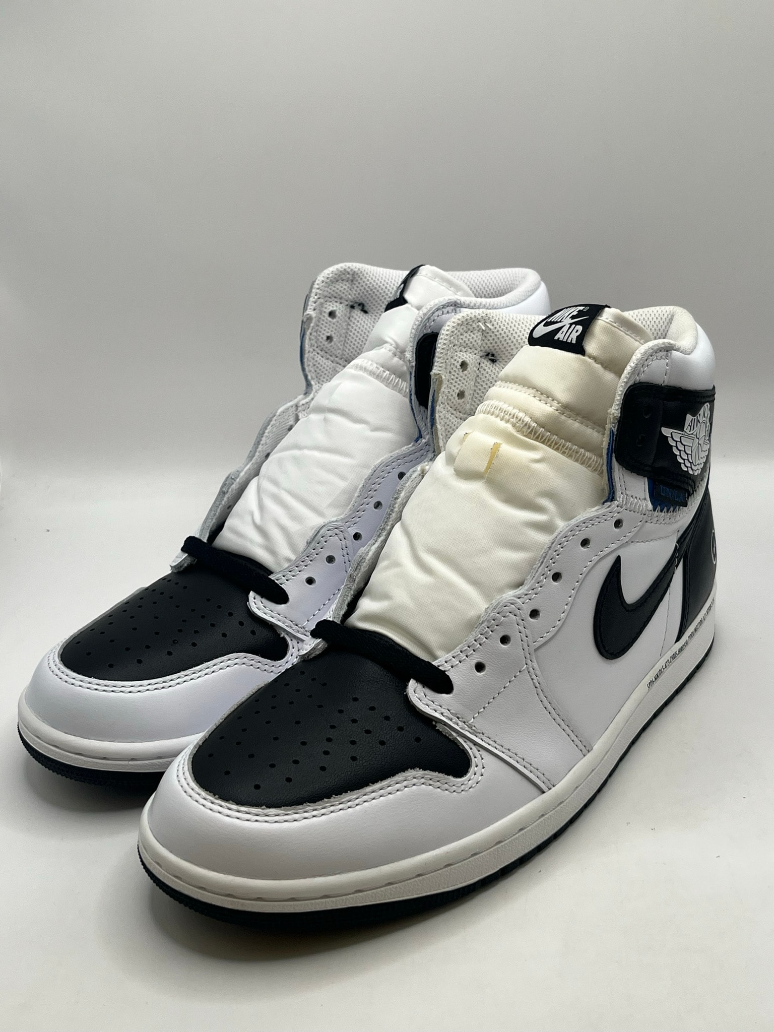 fragment design × UNION × Nike Air Jordan 1 Retro High OG "Black/White"
