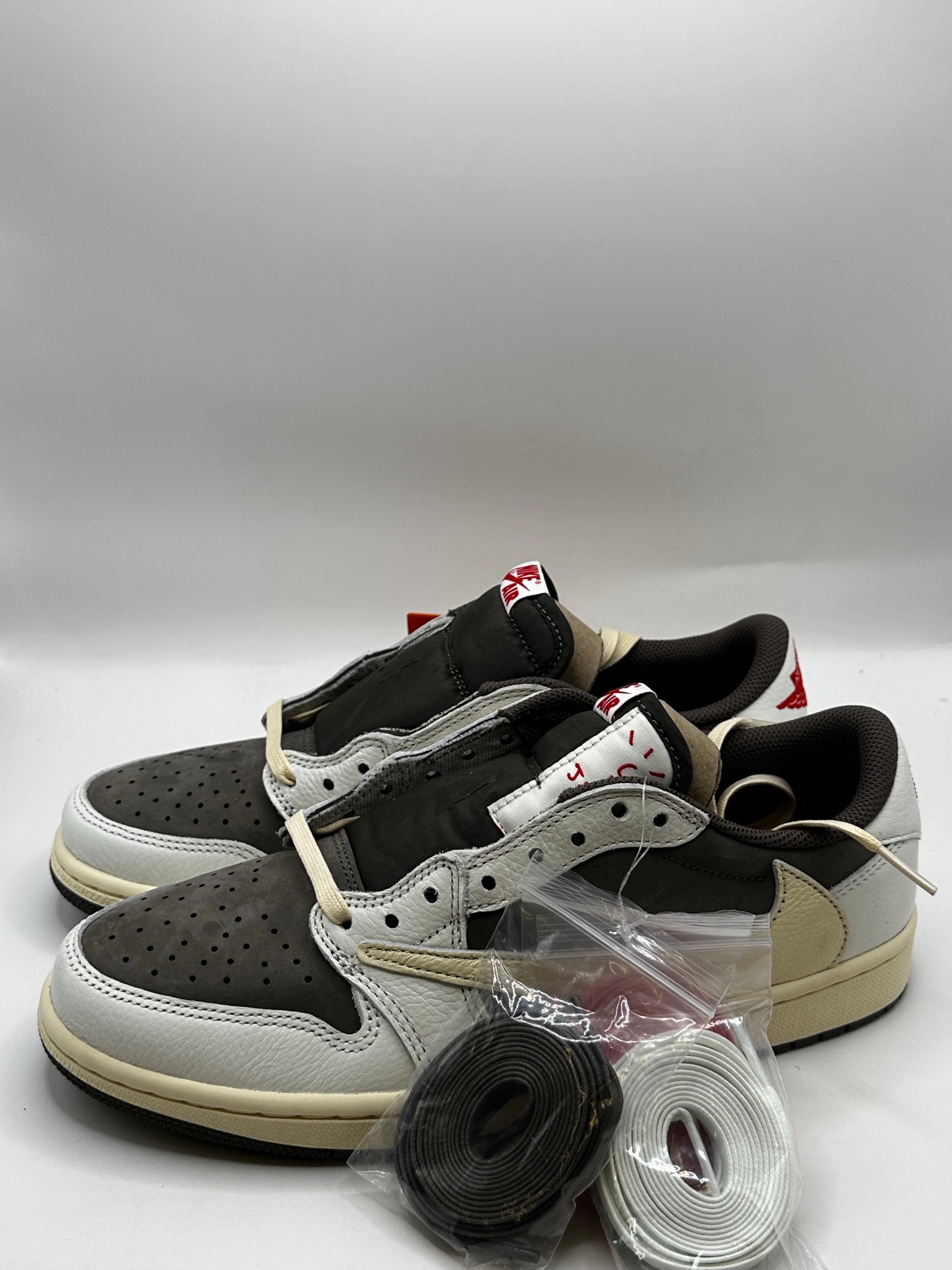 Travis Scott × Nike Air Jordan 1 Low OG SP "Reverse Mocha/Sail and Ridgerock"