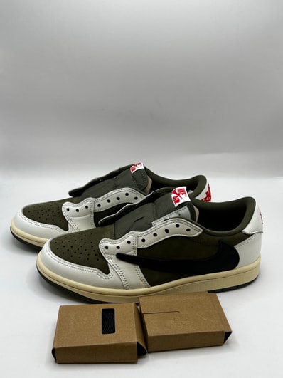 Travis Scott × Nike Air Jordan 1 Low OG SP "Reverse Olive"