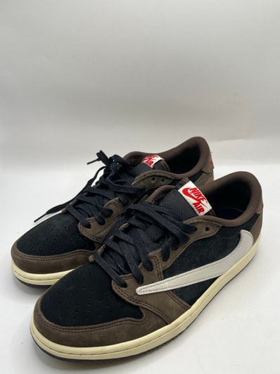 Travis Scott × Nike Air Jordan 1 Low OG SP-T "Black/Dark Mocha"
