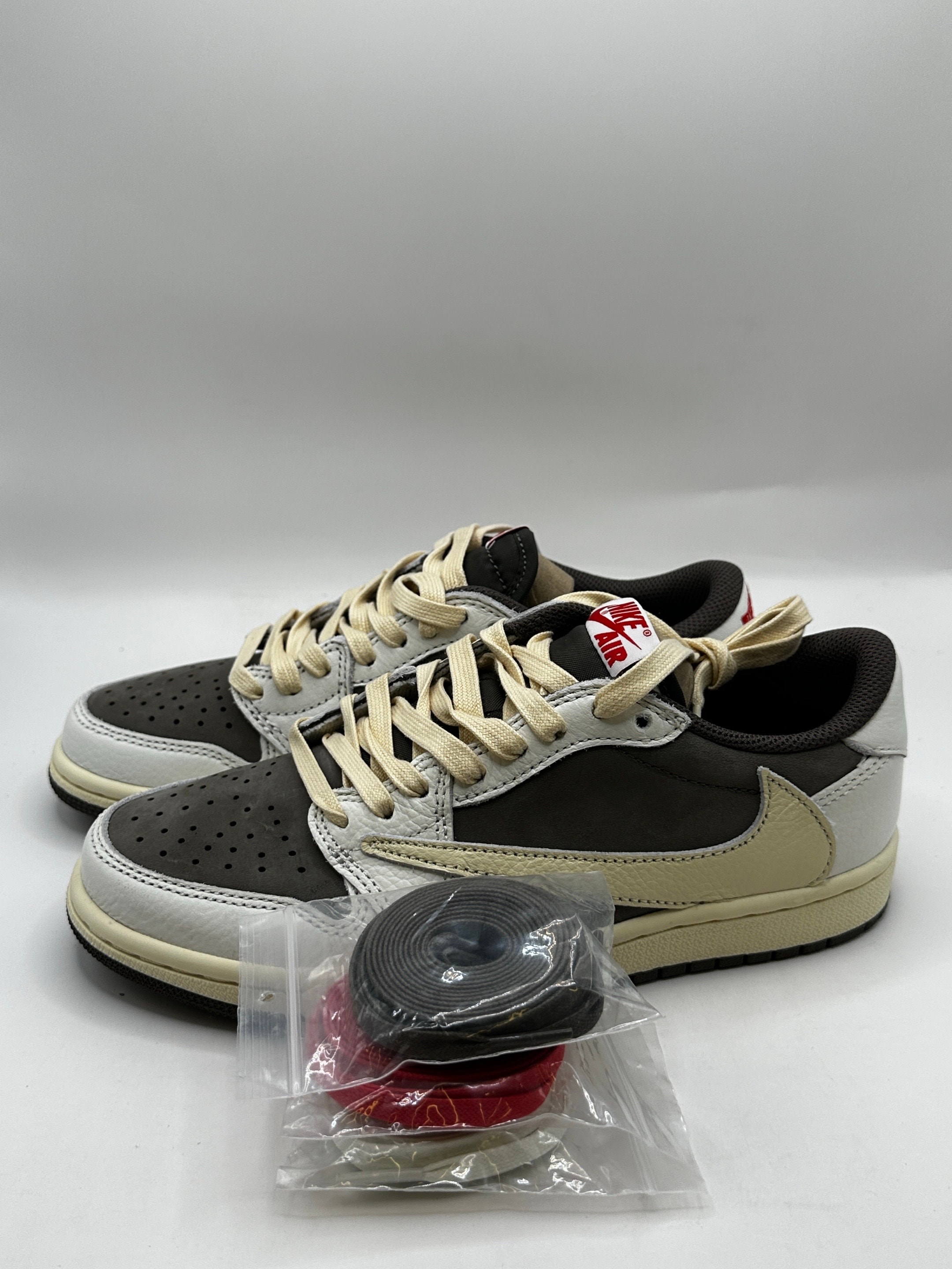 Travis Scott × Nike Air Jordan 1 Low OG SP "Reverse Mocha/Sail and Ridgerock"
