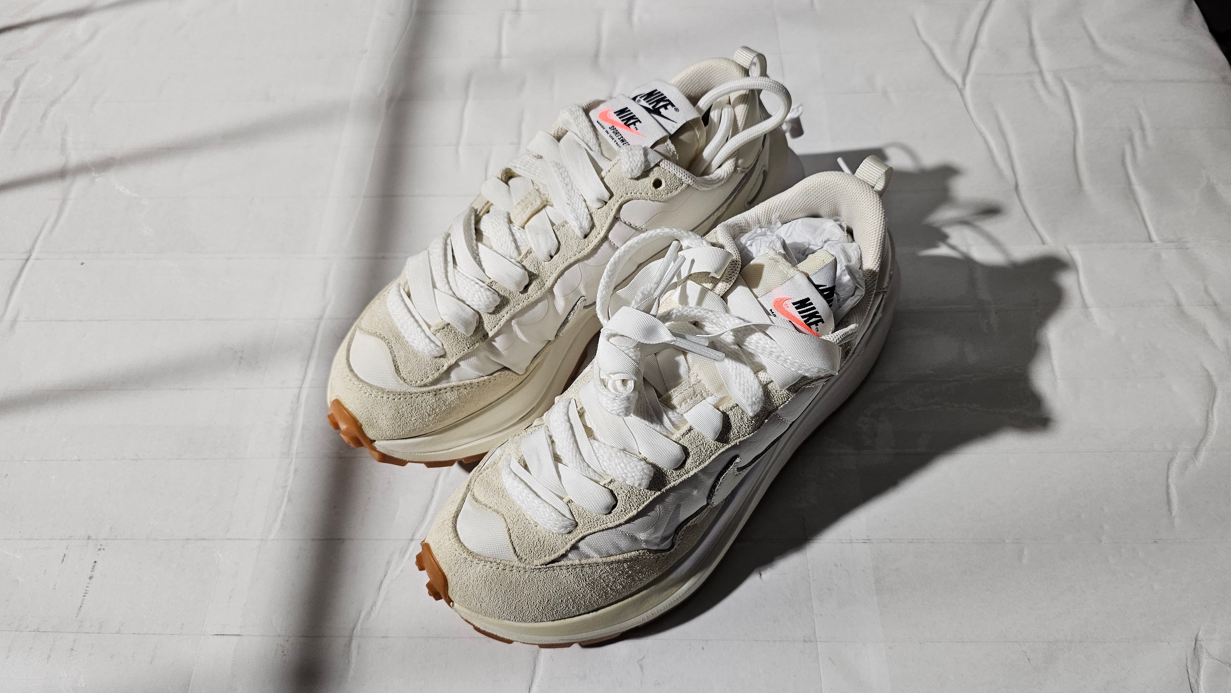 sacai × Nike Vapor Waffle "White Gum"