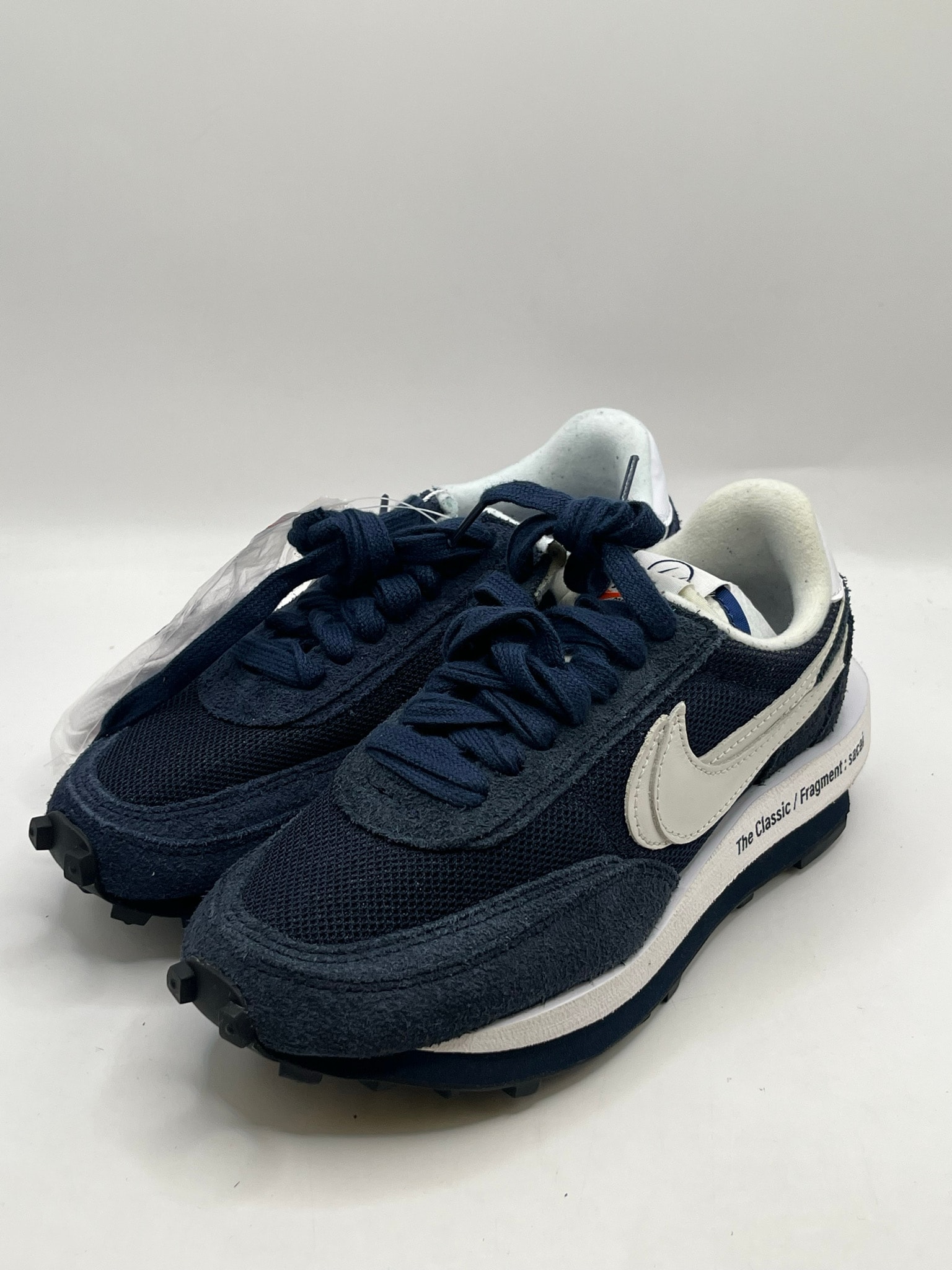 fragment design × sacai × Nike LD Waffle "Blackended Blue"