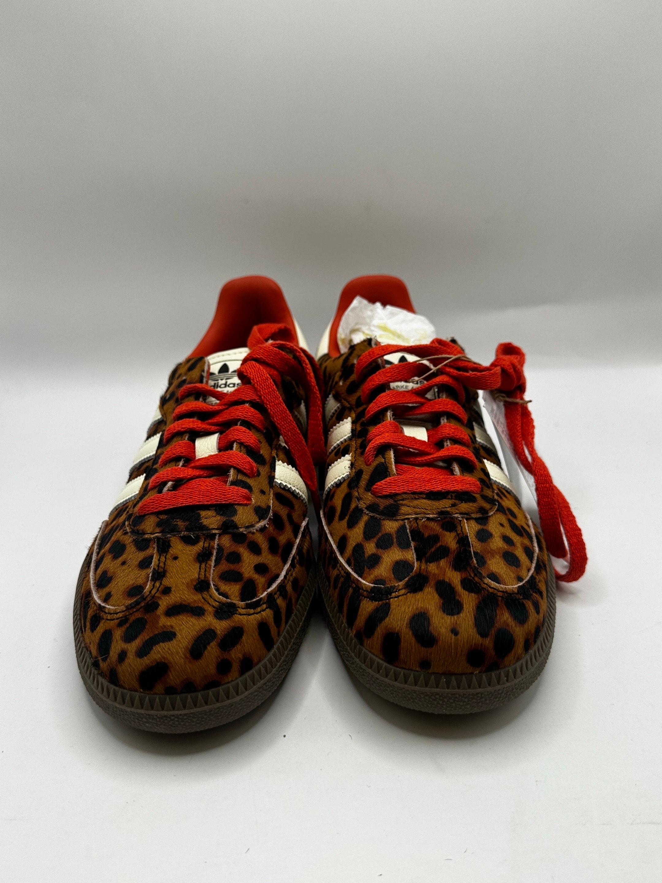 adidas Women's Samba OG "Leopard/Preloved Red"