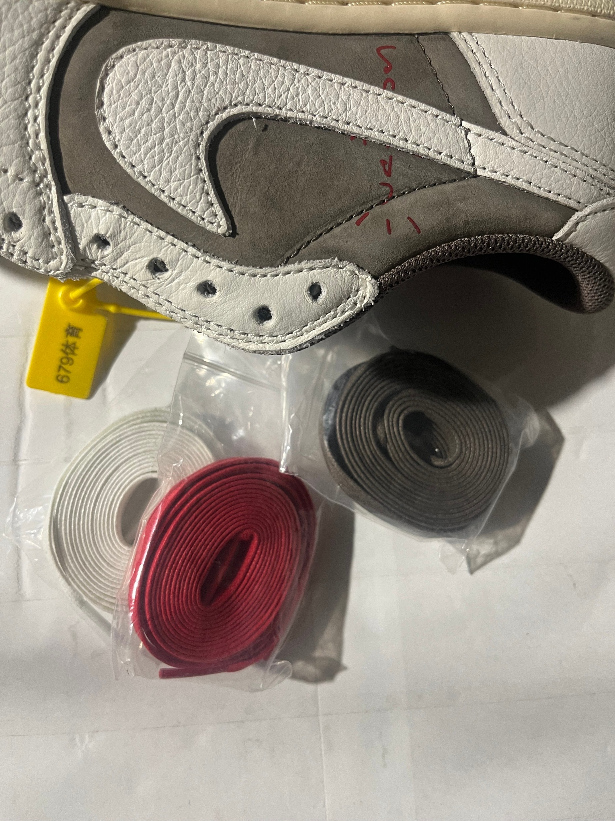 Travis Scott × Nike Air Jordan 1 Low OG SP "Reverse Mocha/Sail and Ridgerock"