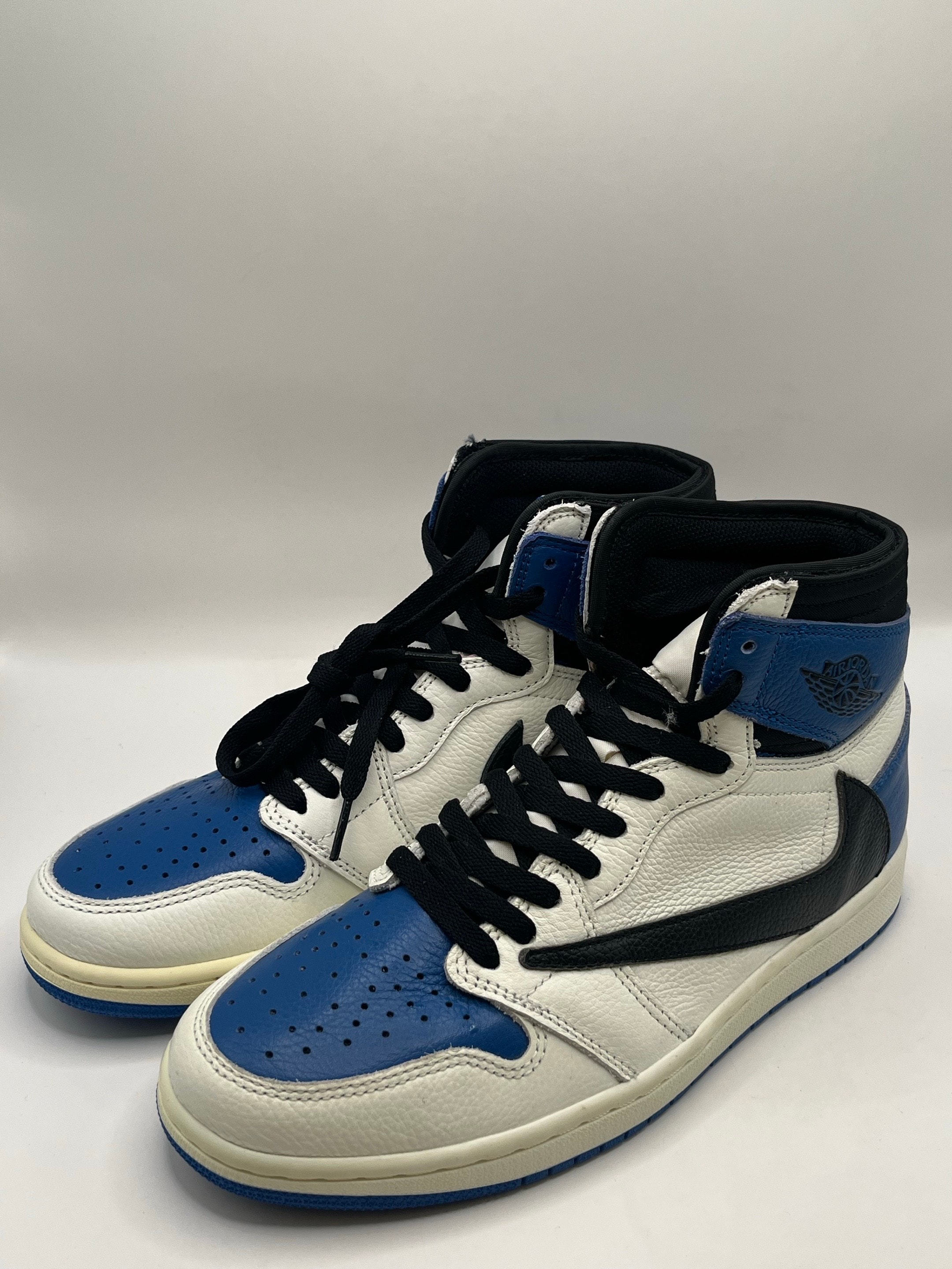Travis Scott × fragment design × Nike Air Jordan 1 Retro High OG SP "Military Blue"
