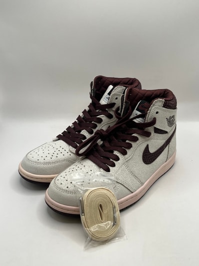 A Ma Maniere × Nike Air Jordan 1 Retro High OG "Sail and Burgundy"