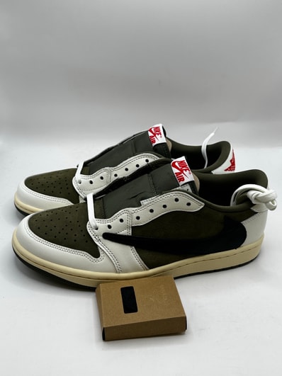 Travis Scott × Nike Air Jordan 1 Low OG SP "Reverse Olive"