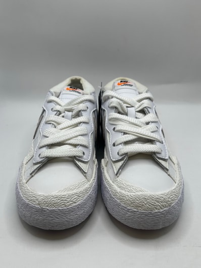 sacai × Nike Blazer Low "White Patent Leather"